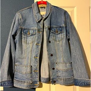 Woman’s gently used Eddie Bauer, jean jacket. No tears,worn a handful of times.